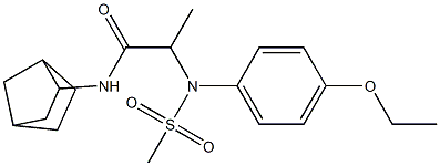  N-bicyclo[2.2.1]hept-2-yl-2-[4-ethoxy(methylsulfonyl)anilino]propanamide