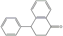 4-phenyl-3,4-dihydro-1(2H)-naphthalenone 化学構造式