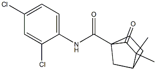 N-(2,4-dichlorophenyl)-3,3-dimethyl-2-oxobicyclo[2.2.1]heptane-1-carboxamide Structure