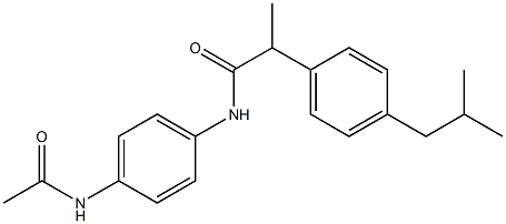 N-[4-(acetylamino)phenyl]-2-(4-isobutylphenyl)propanamide