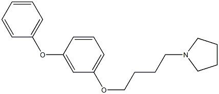  1-[4-(3-phenoxyphenoxy)butyl]pyrrolidine