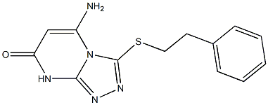 5-amino-3-[(2-phenylethyl)sulfanyl][1,2,4]triazolo[4,3-a]pyrimidin-7(8H)-one