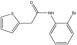 N-(2-bromophenyl)-2-(2-thienyl)acetamide Structure