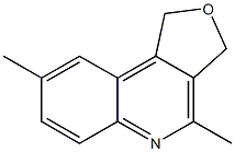 4,8-dimethyl-1,3-dihydrofuro[3,4-c]quinoline 化学構造式