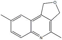 4,8-dimethyl-1,3-dihydrofuro[3,4-c]quinoline 结构式