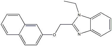 (1-ethyl-1H-benzimidazol-2-yl)methyl 2-naphthyl ether