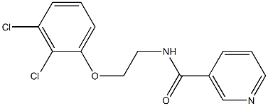 N-[2-(2,3-dichlorophenoxy)ethyl]nicotinamide|