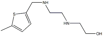 2-[(2-{[(5-methyl-2-thienyl)methyl]amino}ethyl)amino]ethanol Structure