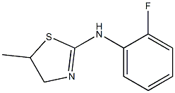 N-(2-fluorophenyl)-5-methyl-4,5-dihydro-1,3-thiazol-2-amine Struktur