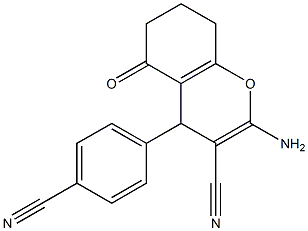 2-amino-4-(4-cyanophenyl)-5-oxo-5,6,7,8-tetrahydro-4H-chromene-3-carbonitrile