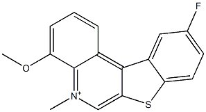  10-fluoro-4-methoxy-5-methyl[1]benzothieno[2,3-c]quinolin-5-ium