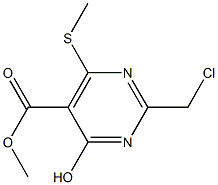 methyl 2-(chloromethyl)-4-hydroxy-6-(methylsulfanyl)-5-pyrimidinecarboxylate