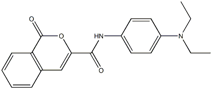 N-[4-(diethylamino)phenyl]-1-oxo-1H-isochromene-3-carboxamide|