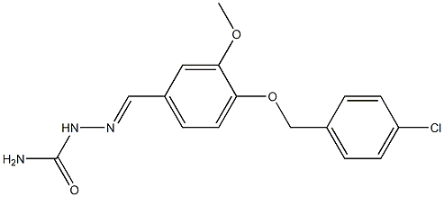 4-[(4-chlorobenzyl)oxy]-3-methoxybenzaldehyde semicarbazone