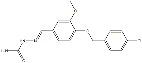 4-[(4-chlorobenzyl)oxy]-3-methoxybenzaldehyde semicarbazone|