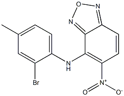 4-(2-bromo-4-methylanilino)-5-nitro-2,1,3-benzoxadiazole