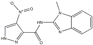 4-nitro-N-(1-methyl-1H-benzimidazol-2-yl)-1H-pyrazole-3-carboxamide