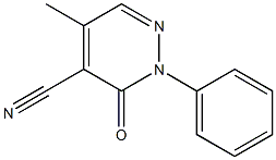 5-methyl-3-oxo-2-phenyl-2,3-dihydro-4-pyridazinecarbonitrile