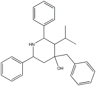 4-benzyl-3-isopropyl-2,6-diphenyl-4-piperidinol