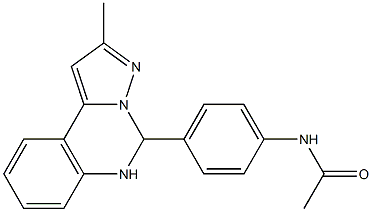  N-[4-(2-methyl-5,6-dihydropyrazolo[1,5-c]quinazolin-5-yl)phenyl]acetamide