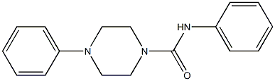 N,4-diphenyl-1-piperazinecarboxamide Struktur