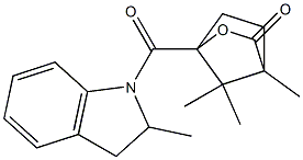 4,7,7-trimethyl-1-[(2-methyl-2,3-dihydro-1H-indol-1-yl)carbonyl]-2-oxabicyclo[2.2.1]heptan-3-one