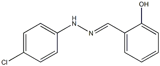 2-hydroxybenzaldehyde (4-chlorophenyl)hydrazone,,结构式
