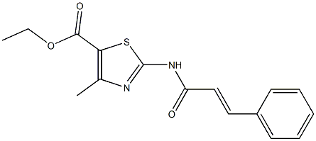 ethyl 2-(cinnamoylamino)-4-methyl-1,3-thiazole-5-carboxylate