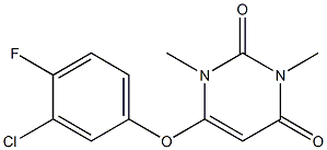 6-(3-chloro-4-fluorophenoxy)-1,3-dimethyl-2,4(1H,3H)-pyrimidinedione
