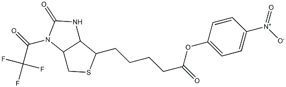  4-nitrophenyl 5-[2-oxo-1-(trifluoroacetyl)hexahydro-1H-thieno[3,4-d]imidazol-4-yl]pentanoate