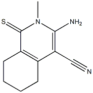  3-amino-2-methyl-1-thioxo-1,2,5,6,7,8-hexahydro-4-isoquinolinecarbonitrile