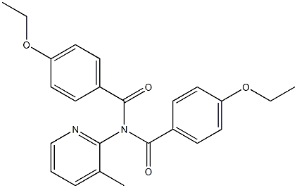 4-ethoxy-N-(4-ethoxybenzoyl)-N-(3-methyl-2-pyridinyl)benzamide