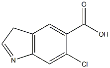 6-chloro-3H-indole-5-carboxylic acid Structure