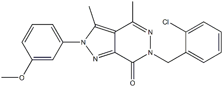 6-(2-chlorobenzyl)-2-(3-methoxyphenyl)-3,4-dimethyl-2,6-dihydro-7H-pyrazolo[3,4-d]pyridazin-7-one