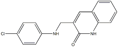 3-[(4-chloroanilino)methyl]-2(1H)-quinolinone