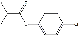 4-chlorophenyl 2-methylpropanoate Structure