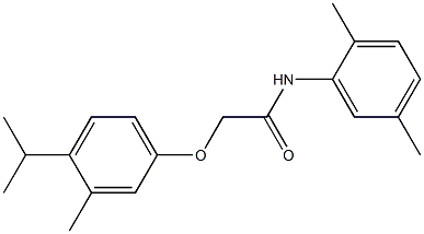  N-(2,5-dimethylphenyl)-2-(4-isopropyl-3-methylphenoxy)acetamide