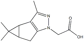 (3,4,4-trimethyl-3b,4,4a,5-tetrahydro-1H-cyclopropa[3,4]cyclopenta[1,2-c]pyrazol-1-yl)acetic acid