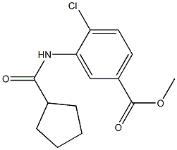 methyl 4-chloro-3-[(cyclopentylcarbonyl)amino]benzoate|