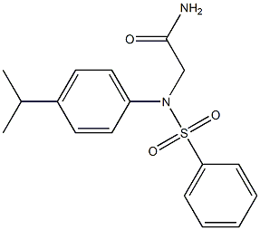 2-[4-isopropyl(phenylsulfonyl)anilino]acetamide