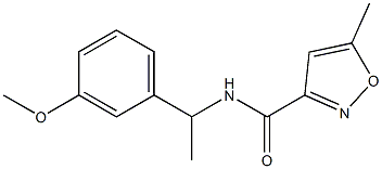  N-[1-(3-methoxyphenyl)ethyl]-5-methyl-3-isoxazolecarboxamide