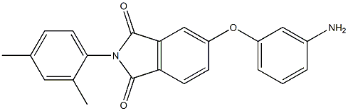 5-(3-aminophenoxy)-2-(2,4-dimethylphenyl)-1H-isoindole-1,3(2H)-dione Structure