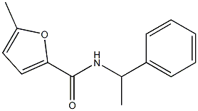 5-methyl-N-(1-phenylethyl)-2-furamide,,结构式