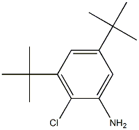 3,5-ditert-butyl-2-chlorophenylamine Structure