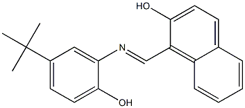 1-{[(5-tert-butyl-2-hydroxyphenyl)imino]methyl}-2-naphthol