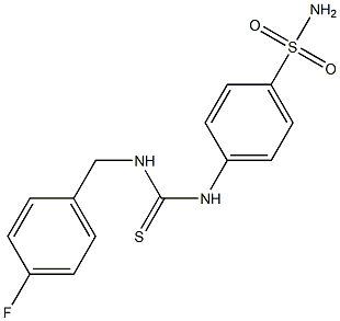 4-({[(4-fluorobenzyl)amino]carbothioyl}amino)benzenesulfonamide