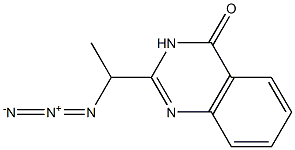 2-(1-azidoethyl)-4(3H)-quinazolinone 结构式