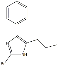 2-bromo-4-phenyl-5-propyl-1H-imidazole Structure