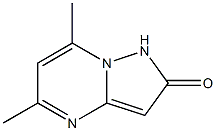 5,7-dimethylpyrazolo[1,5-a]pyrimidin-2(1H)-one Struktur