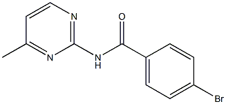  4-bromo-N-(4-methyl-2-pyrimidinyl)benzamide